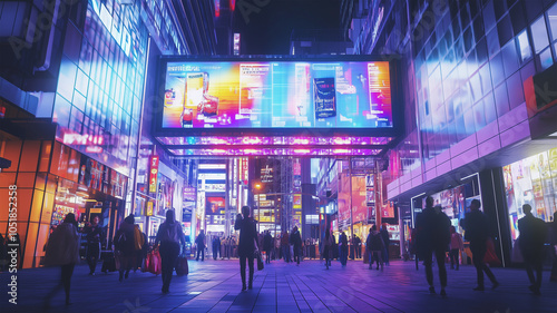 Wallpaper Mural ブラックフライデーの都市デジタル広告 Torontodigital.ca