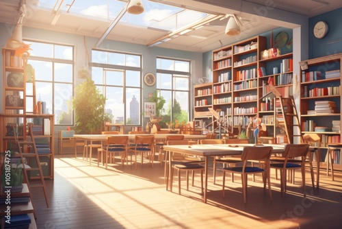 Library architecture publication bookshelf.