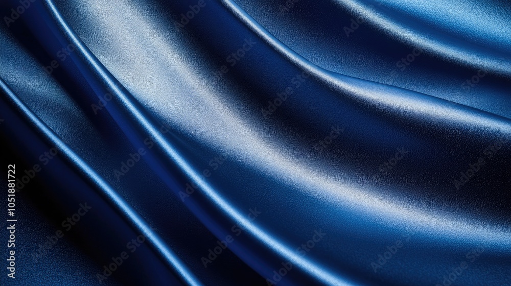 Obraz premium Soft Blue Matte Surface with Gentle Shadows