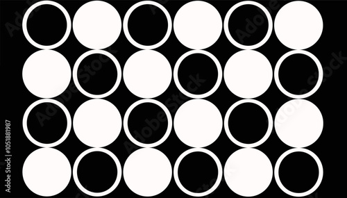 Background with monochrome dotted texture. Polka dot pattern template vector dots pattern