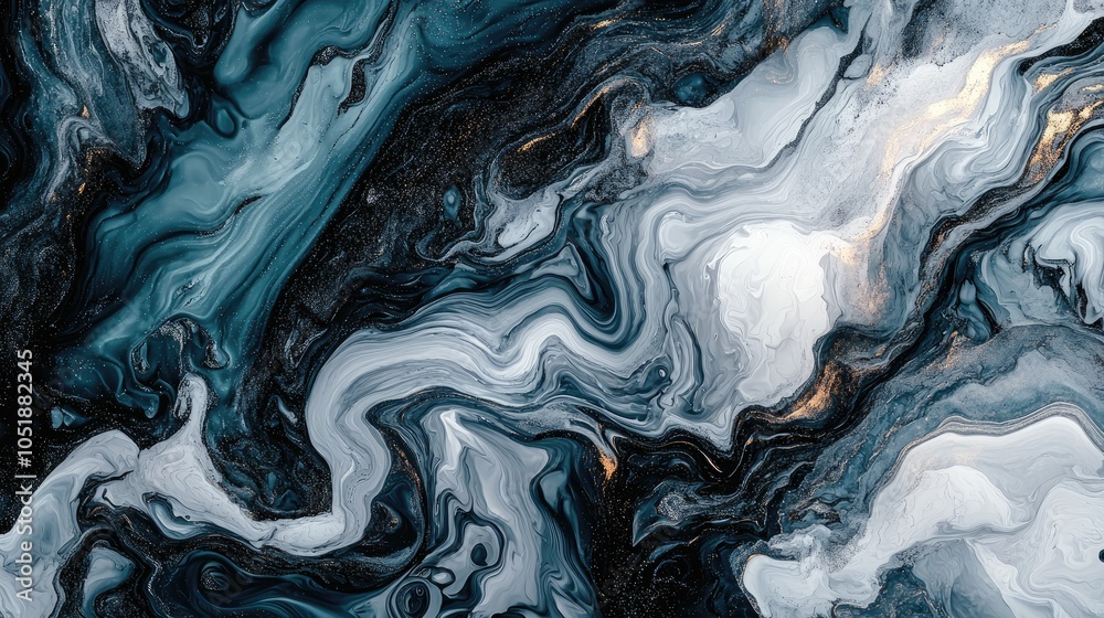 Obraz premium Cool Blue Abstract Background for Creative Projects