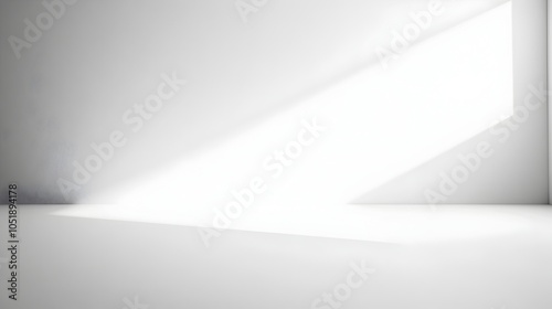 Wallpaper Mural Bright and Clean White Background with Soft Shadows for Versatile Design Layouts Torontodigital.ca