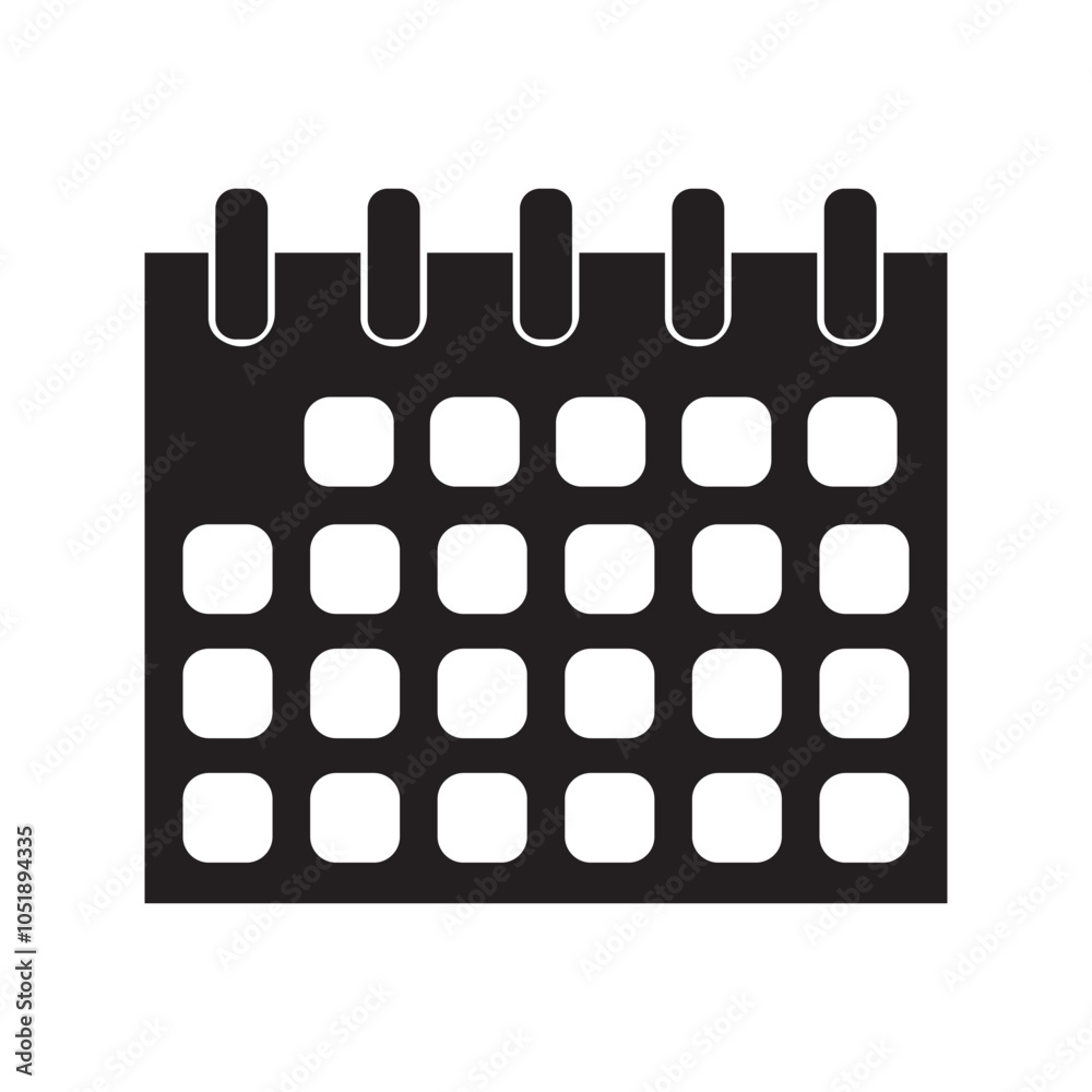 Calendar vector icon . Vector illustration. EPS 10/AI Calendar vector icon . Vector illustration. EPS 10/AI
