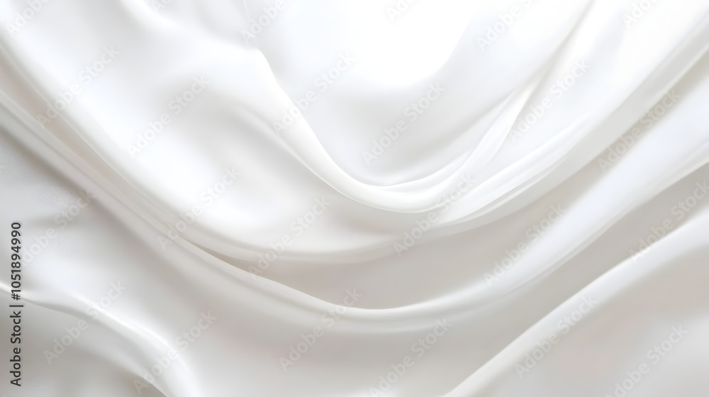 Fototapeta premium Soft and Bright White Fabric Background with Subtle Gradients for Clean and Elegant Design