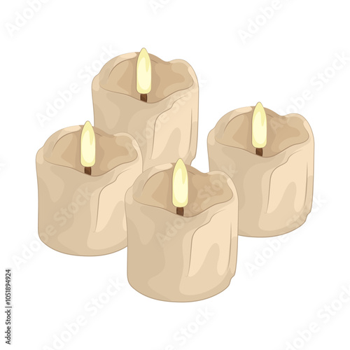 Illustration of candle 
