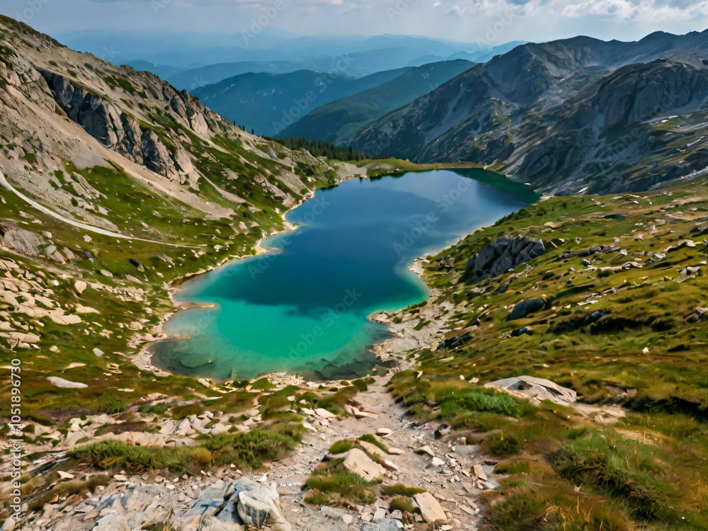 Obraz premium lake in the mountains