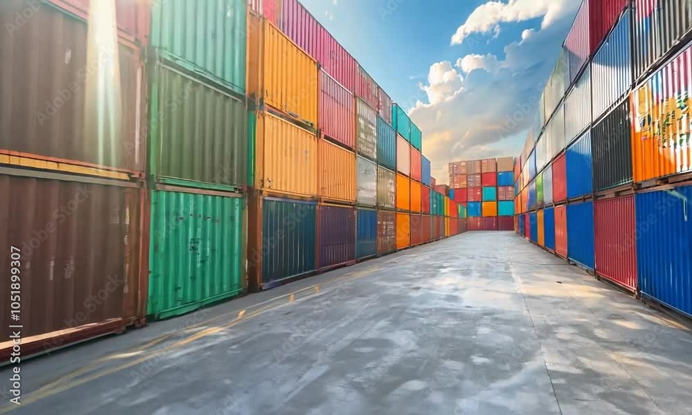 custom made wallpaper toronto digitalRows of cargo containers in a shipping yard