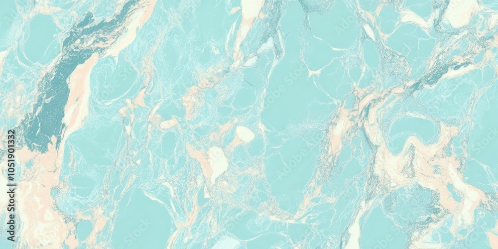 Light Mint Cream Pastel Marble Pattern Design Light Mint Cream Pastel Marble Pattern Design