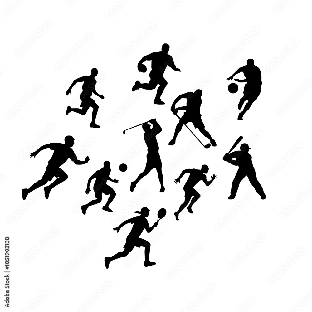 Fototapeta premium Sports Icons | set 1 - Color Series