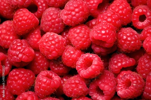 Raspberry fruit plant food. photo