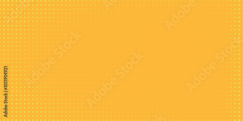 Dots halftone yellow and dark blue color pattern gradient grunge texture background. vector