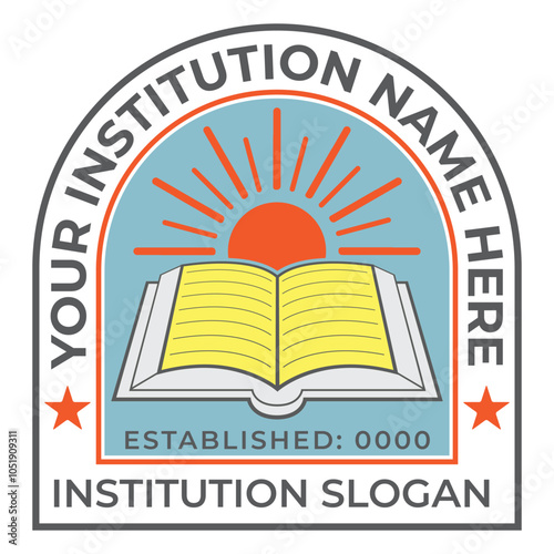 School logo design template