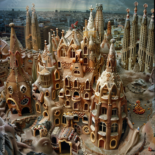 The city is made of chocolate
