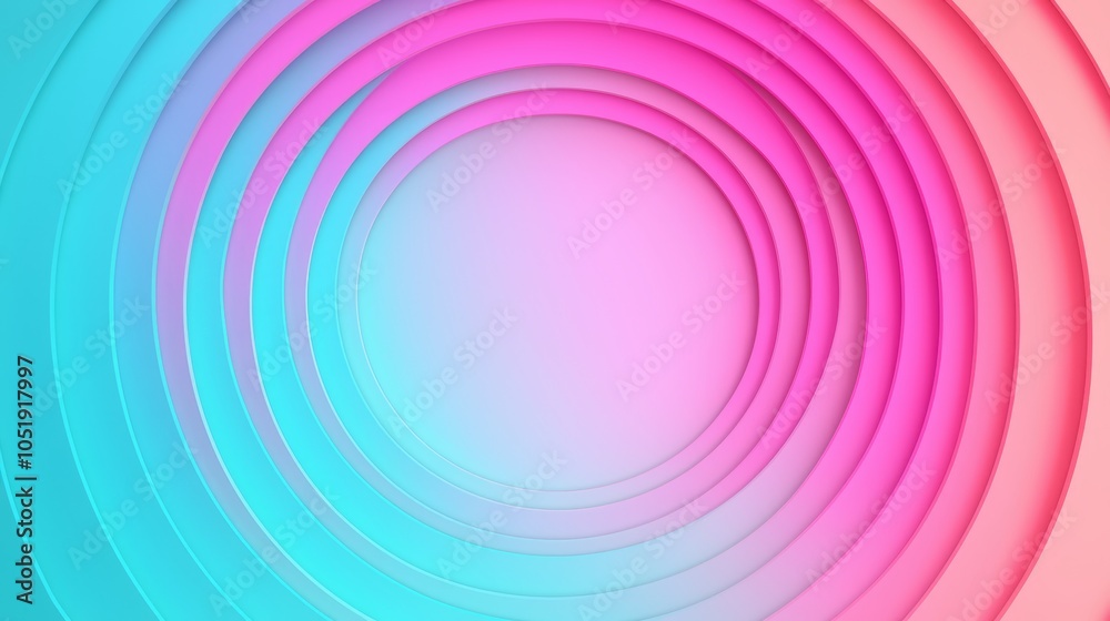 Vibrant circular patterns exploring the blend of soft pink and cool blue shades in abstract design aesthetics Vibrant circular patterns exploring the blend of soft pink and cool blue shades in abstract design aesthetics