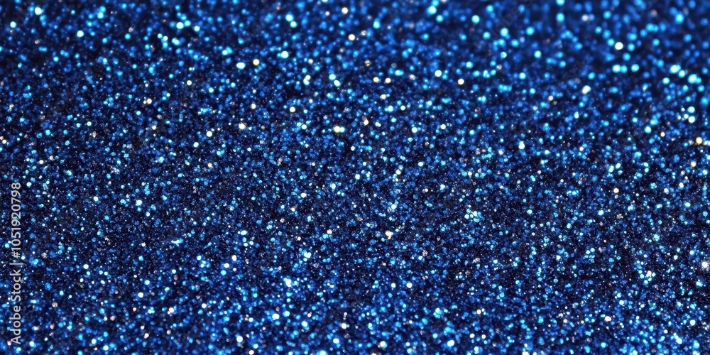 Obraz premium Glittery Blue Texture with Chaotic Sparkle Effects