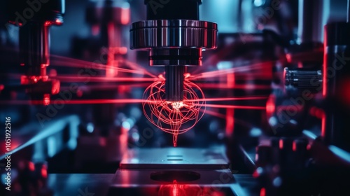 A Close-up View of Laboratory Equipment, displaying a Tidy Background with White Space, Accentuating the Magic and Danger Inherent in Nature's Scientific Exploration.