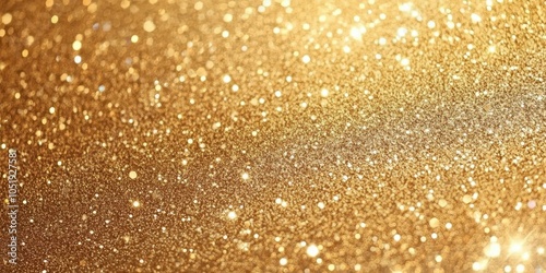 Golden Glittering Texture for Background Use