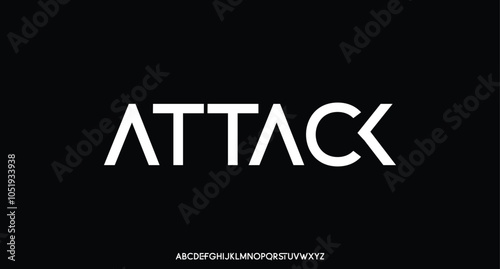 Strong bold sans serif display font vector
