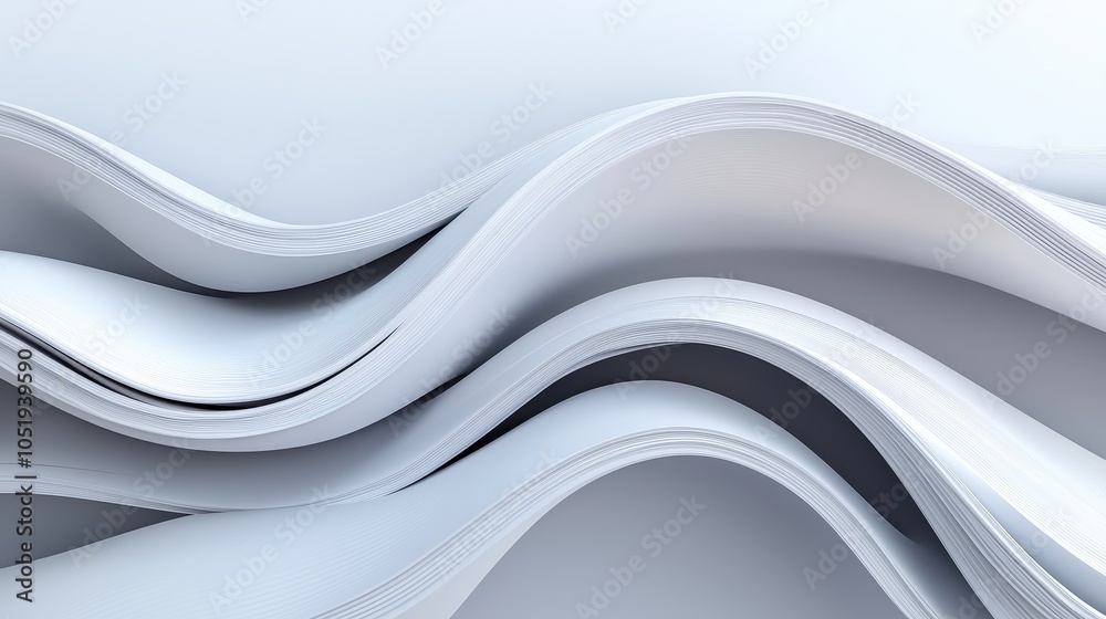 Elegant waves of paper a visual journey through layers and textures in modern design and print aesthetics Elegant waves of paper a visual journey through layers and textures in modern design and print aesthetics