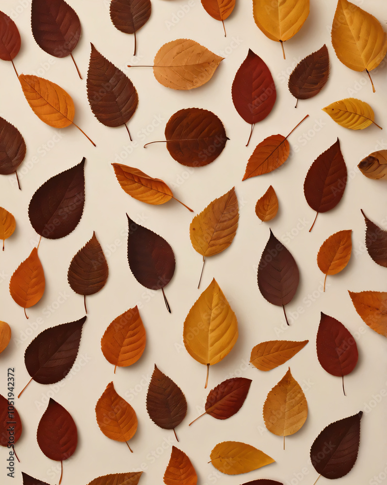 The crisp autumn leaves lie scattered, embodying the essence of fall. The crisp autumn leaves lie scattered, embodying the essence of fall.