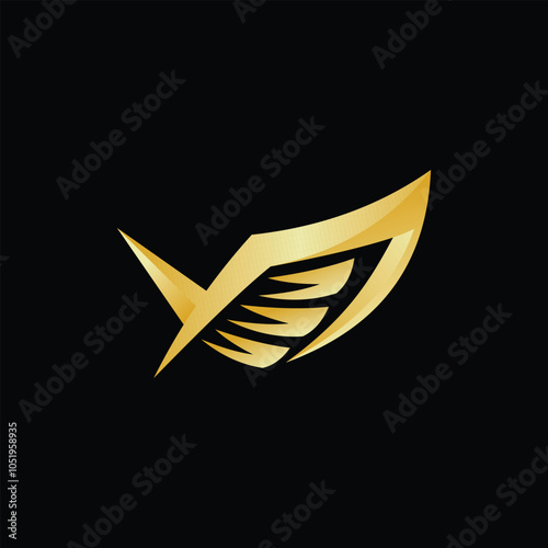 Letter Y Wing Luxury Modern Simple Icon Business Creative Logo