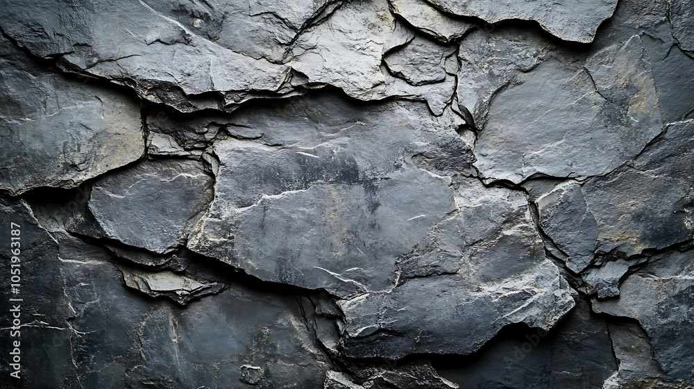 textured slate stone wall with dark gray and black tones, showcasing natural patterns and layers that evoke sense of ruggedness and strength textured slate stone wall with dark gray and black tones, showcasing natural patterns and layers that evoke sense of ruggedness and strength