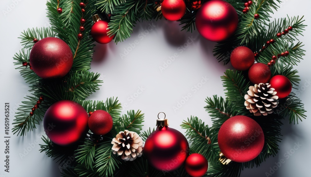 Festive Christmas wreath Festive Christmas wreath