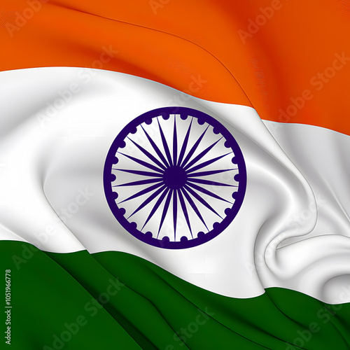 indian flag design  photo