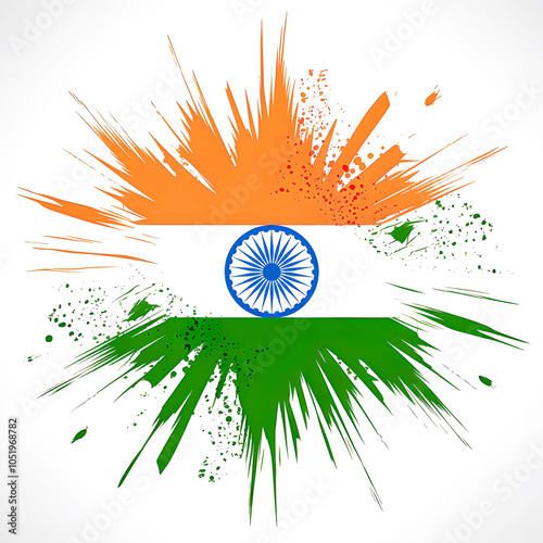 indian flag design  photo