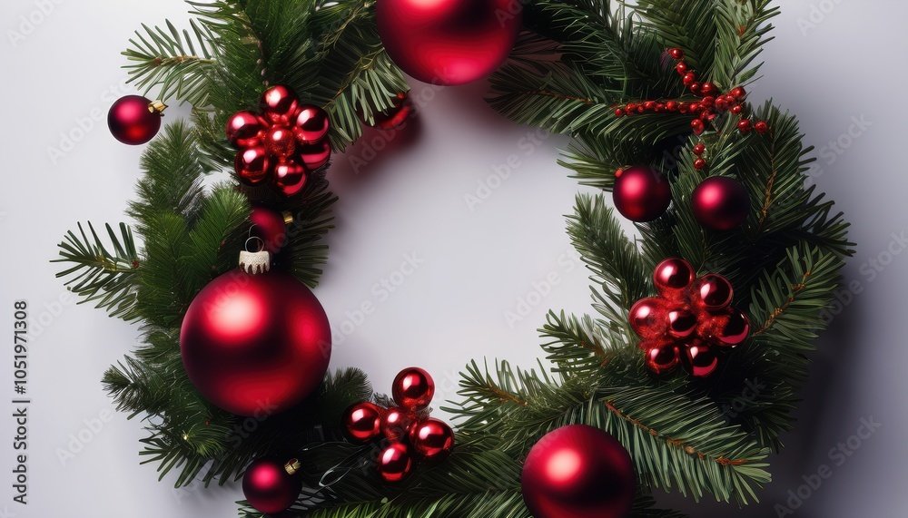 Festive Christmas wreath Festive Christmas wreath