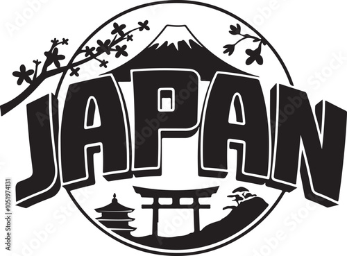 Japan Sign Vector