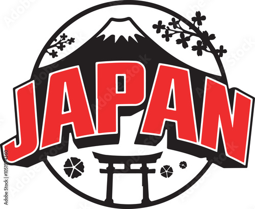 Japan Sign Vector Graphic Illustration