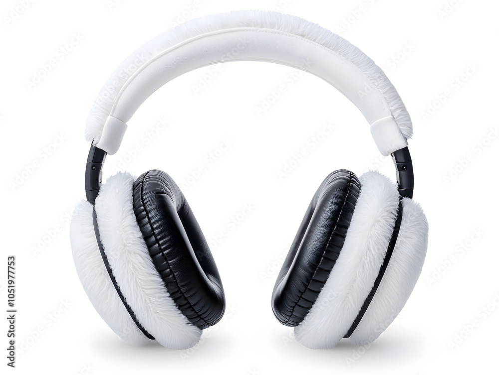 Wireless headphone mockup headphones headset isolated on white background Wireless headphone mockup headphones headset isolated on white background