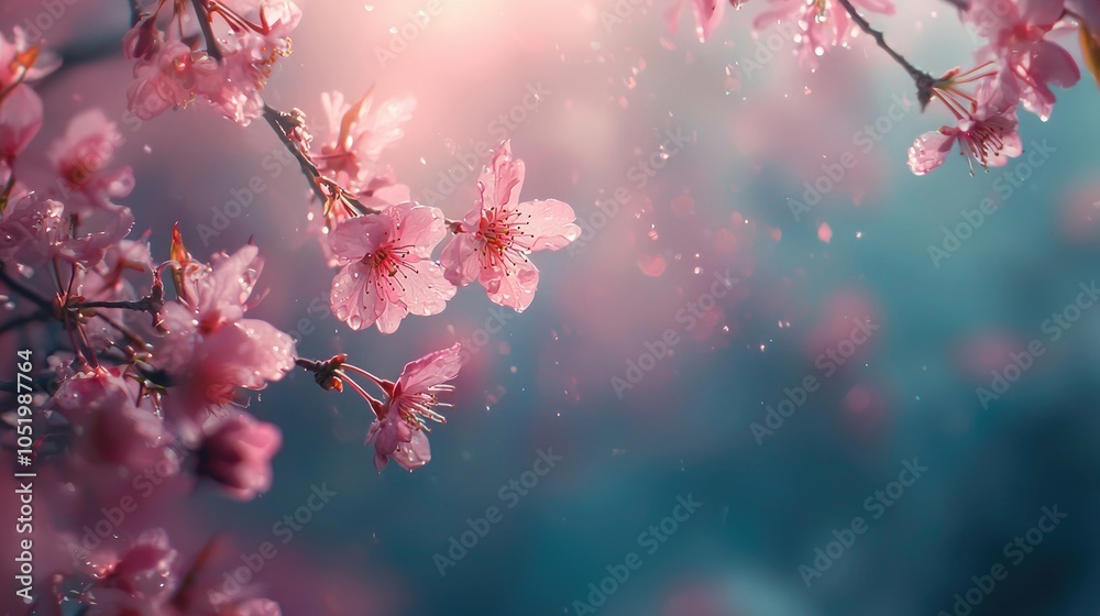 Sakura Blossom Beautiful Cherry Blossoms Blooming In The Spring Sakura Blossom Beautiful Cherry Blossoms Blooming In The Spring