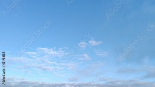 Very strange and light clouds at dawn