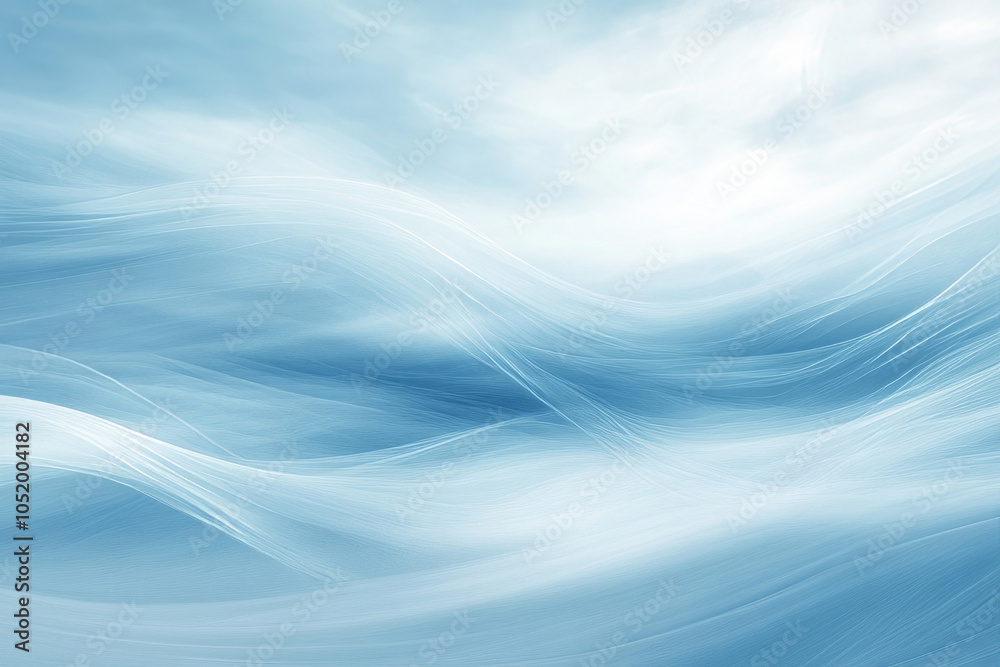 Fototapeta premium blue waves in motion: an artistic journey through abstract blue backgrounds