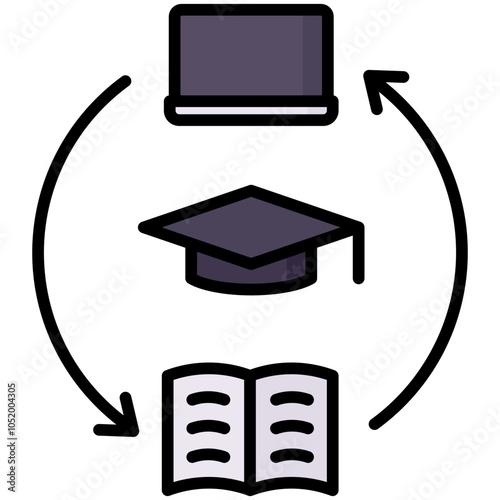 Blended Learning Icon