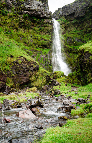 Iceland south coast landscape near Eyjafjallajökull photo