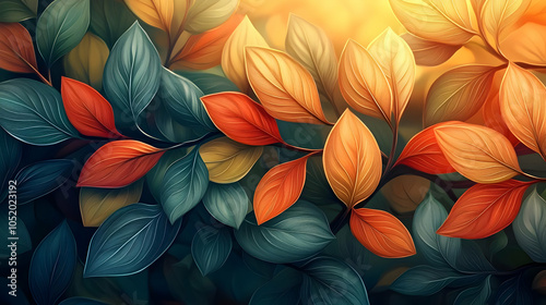 Autumn Leaves Illustration