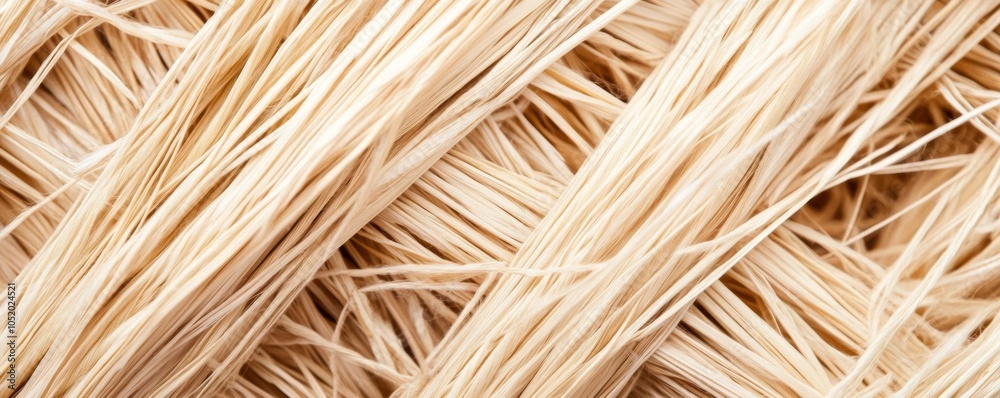 Close-up of straw fibers, natural patterns, detailed textures, eco-friendly material Close-up of straw fibers, natural patterns, detailed textures, eco-friendly material