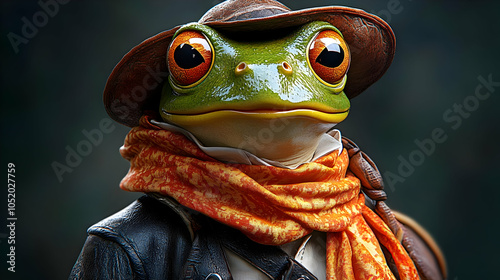 Frog in a Hat and Scarf - 3...