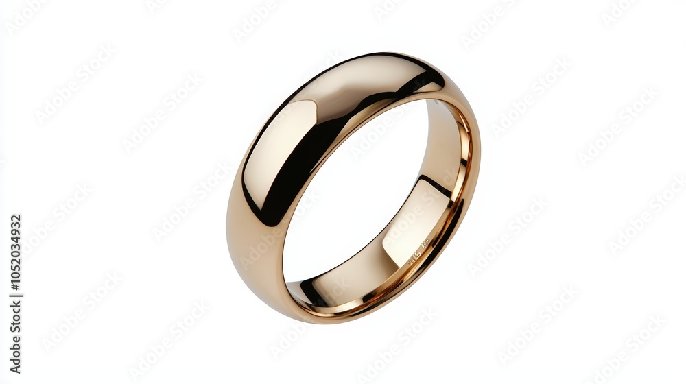 Elegant gold ring showcasing a smooth, polished surface, perfect for weddings or as a timeless piece of jewelry. Elegant gold ring showcasing a smooth, polished surface, perfect for weddings or as a timeless piece of jewelry.