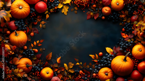 Autumn Background with Pump...