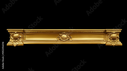 Ornate Gold Trim, Decorative, Architectural, Design, Interior Design, Detail