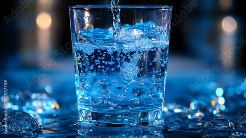 Glass of Water with Bubbles...