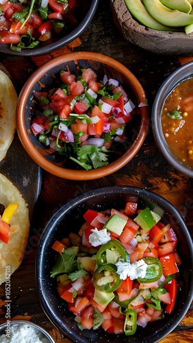 Grilled Arepas with Chicken, beef and Ham topping