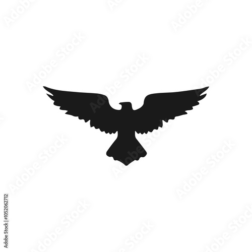 The eagle shadow icon is black.