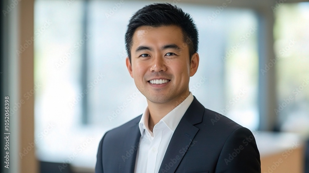 Professional Portrait of a Smiling Young Man Professional Portrait of a Smiling Young Man