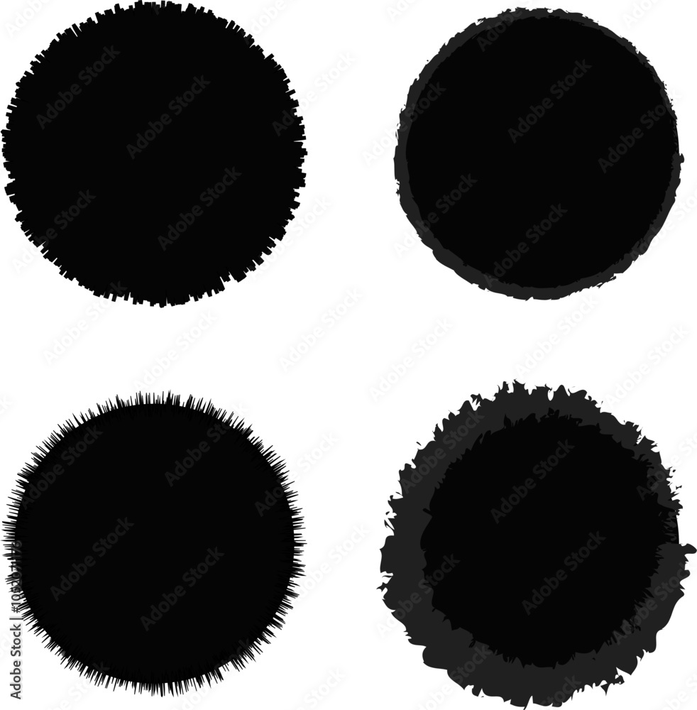 Asian rough element design in circle. sketch round vector element style Asian rough element design in circle. sketch round vector element style