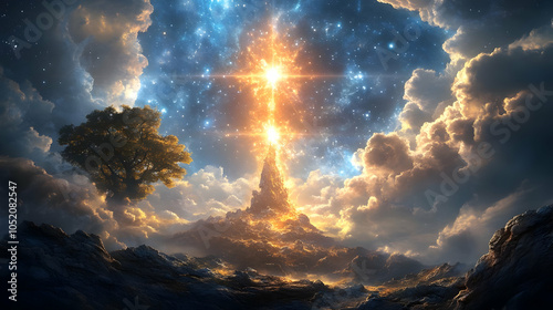 Fantasy Mountain Landscape ...